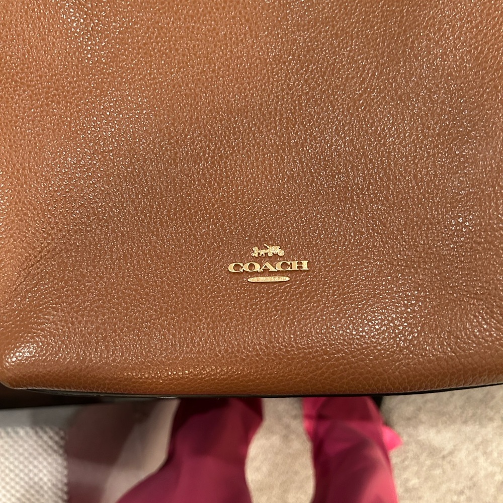Coach Tan Leather Crossbody Bag - Picture 2 of 10